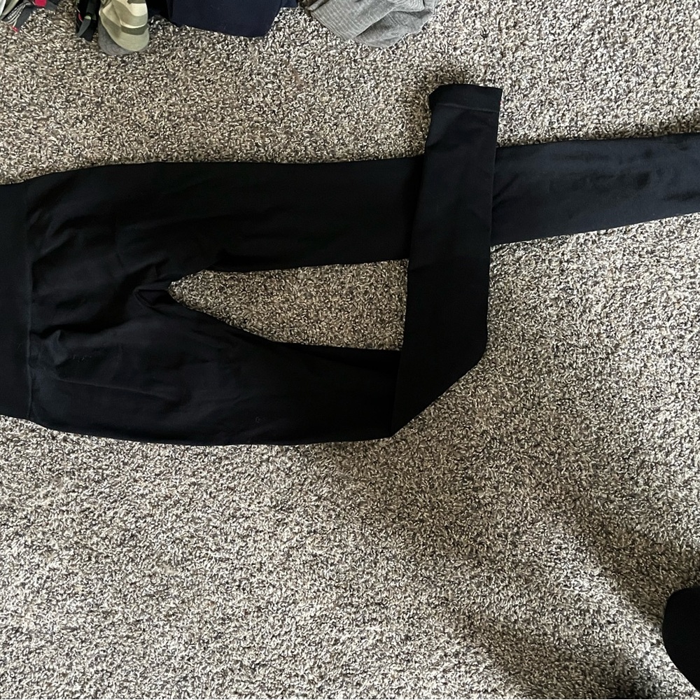 Bo+Tee Black Compression High-Waist Leggings